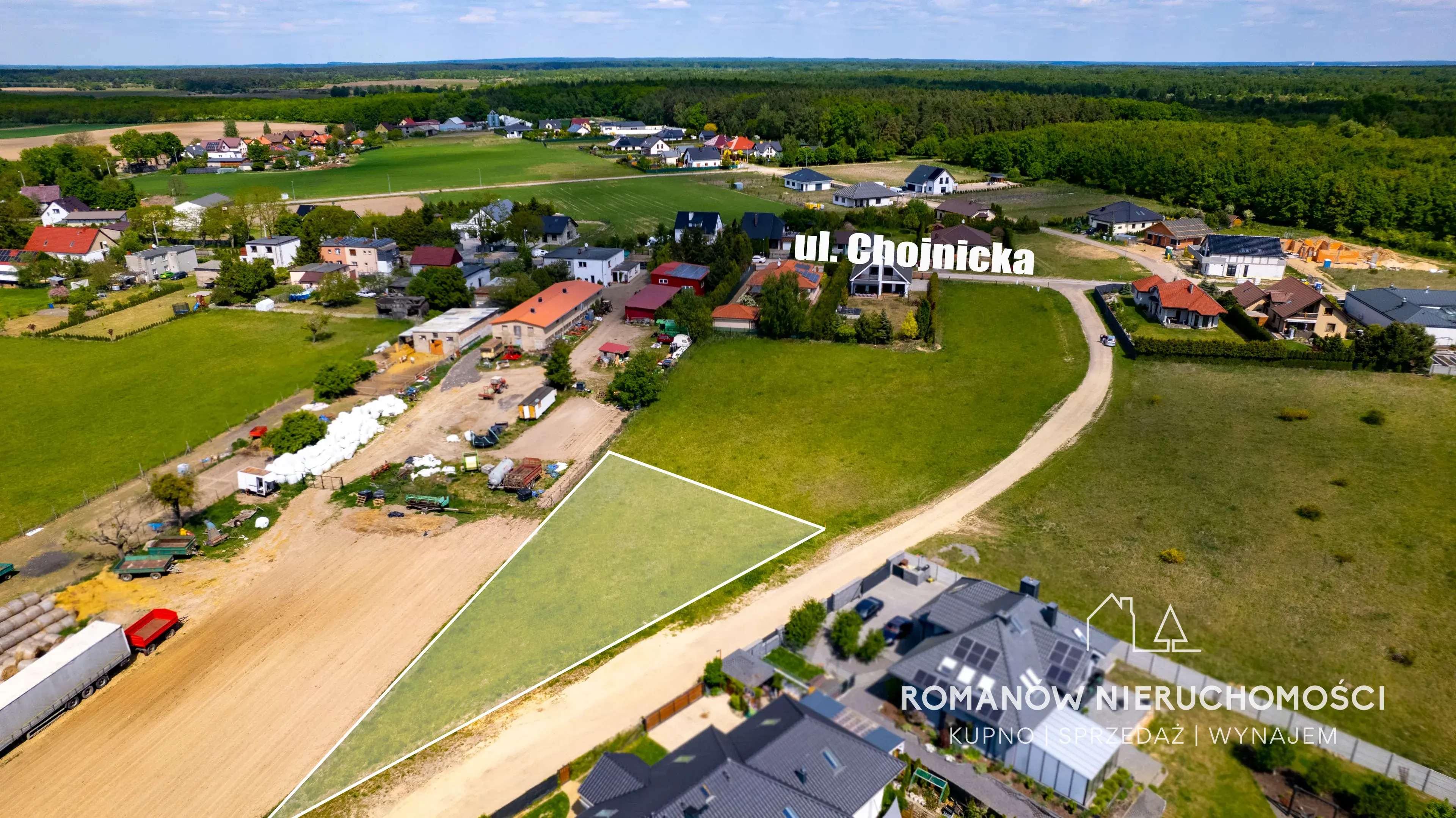 Działka budowlana Chludowo – 1 058 m²